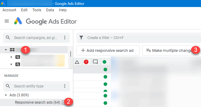 Google Ads script ETA to RSA Suggestion Sheet Builder Google Ads Editor